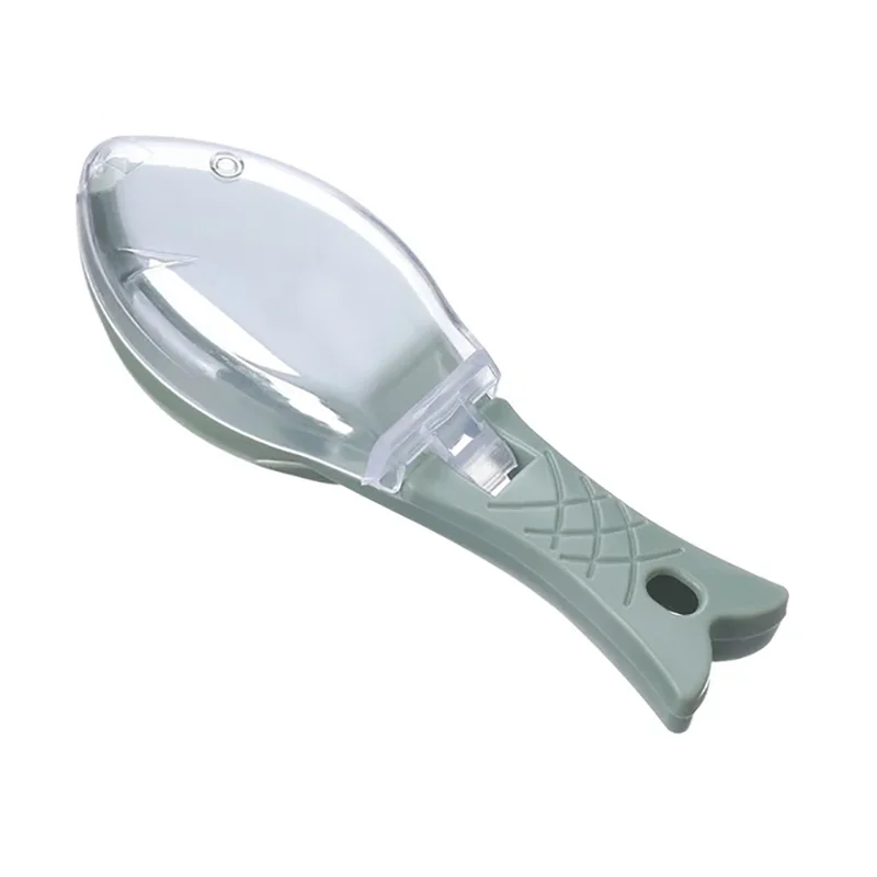 1PC Fish Scale Scraper Fast Remove Fish Skin Brush Fishing Scale Brush Graters Cleaner Kitchen Tool Peeler Helpful Gadgets