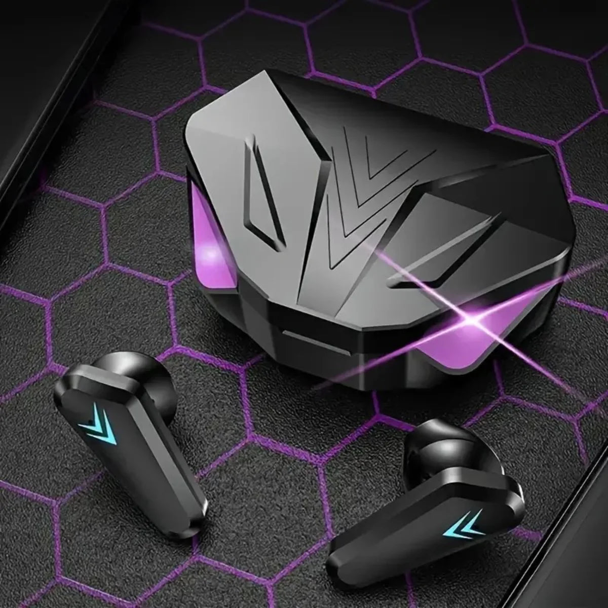 X15 Mechanical Style Touch Control Wireless Stereo Earphones TWS Bluetooth Earbuds with Battery Display