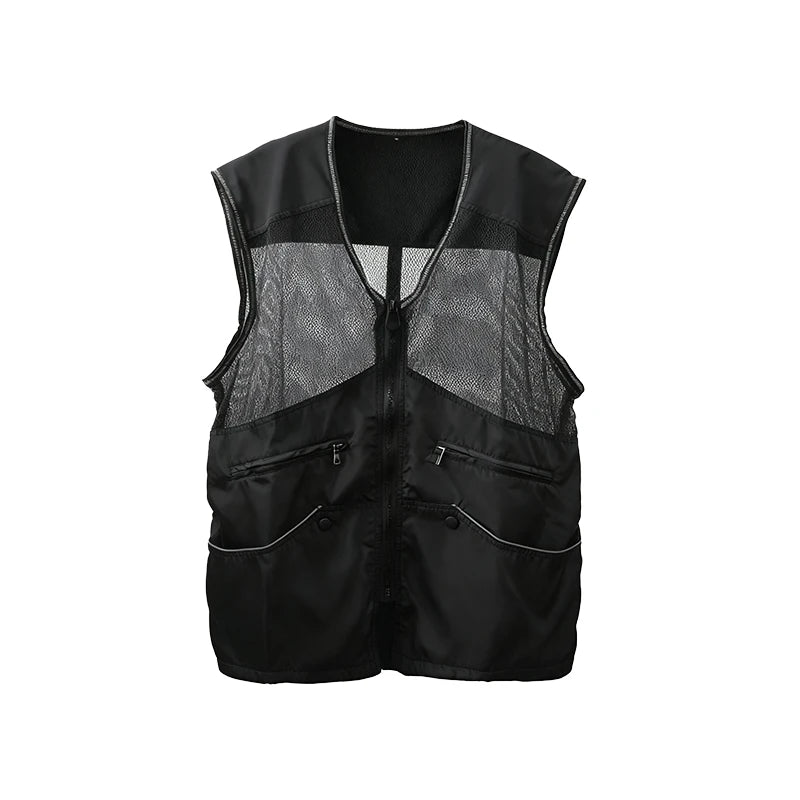 Lightweight Mesh Dog Training Vest with Multiple Pockets Bite Resistant for Spring Summer Training