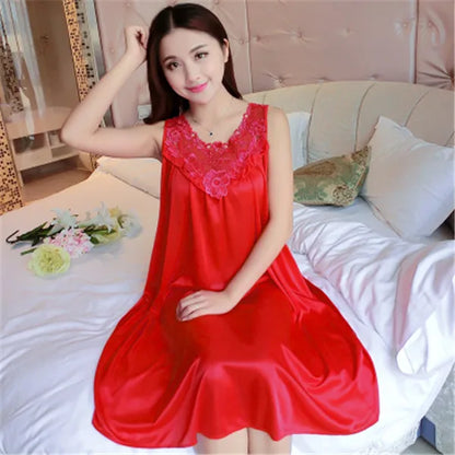 Hot Women Night Gowns Sleepwear Nightwear Long Sleeping Dress Luxury Nightgown Women Casual Night Dress Ladies Home Dressing Z79