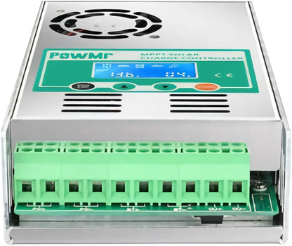 PowMr MPPT 60A Solar Charge Controller 12V 24V 36V 48V Auto Max PV 160VDC For Lead Acid Lithium Battery