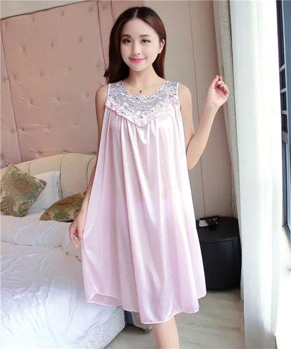 Hot Women Night Gowns Sleepwear Nightwear Long Sleeping Dress Luxury Nightgown Women Casual Night Dress Ladies Home Dressing Z79