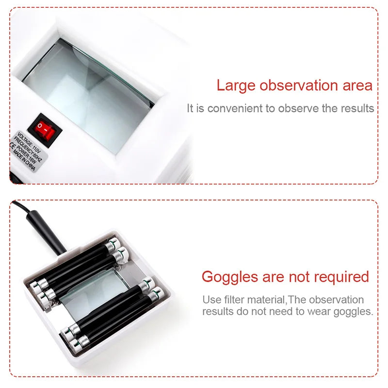 Professional Lamp Skin UV Analyzer Wood Lamp Facial Skin Test Machine Beauty Machines Facial Skin Diagnostic Device