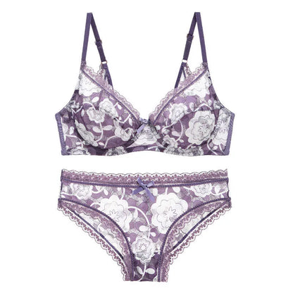 2022 New Sexy Bra Sets For Womens 34/75 36/80 38/85 40/90 42/95 BCDE Cup Large Size Lingerie Embroidery Push Up Ladies Underwear