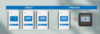 EPEVER XTRA4215NG3BLE XTRA4210G3 Without BLE 40A MPPT Solar Charge Controller Battery 12V 24V Max PV Input 150V