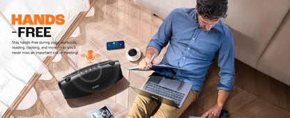 W-KING X10 Bluetooth Speaker, 120W Max Portable Loud Speakers Wireless Bluetooth Boombox, 70W IPX6 Waterproof Outdoor Party Large Big Speaker, Triple Passive Radiator/Subwoofers*2-Deep Bass/42H/TF/AUX/EQ