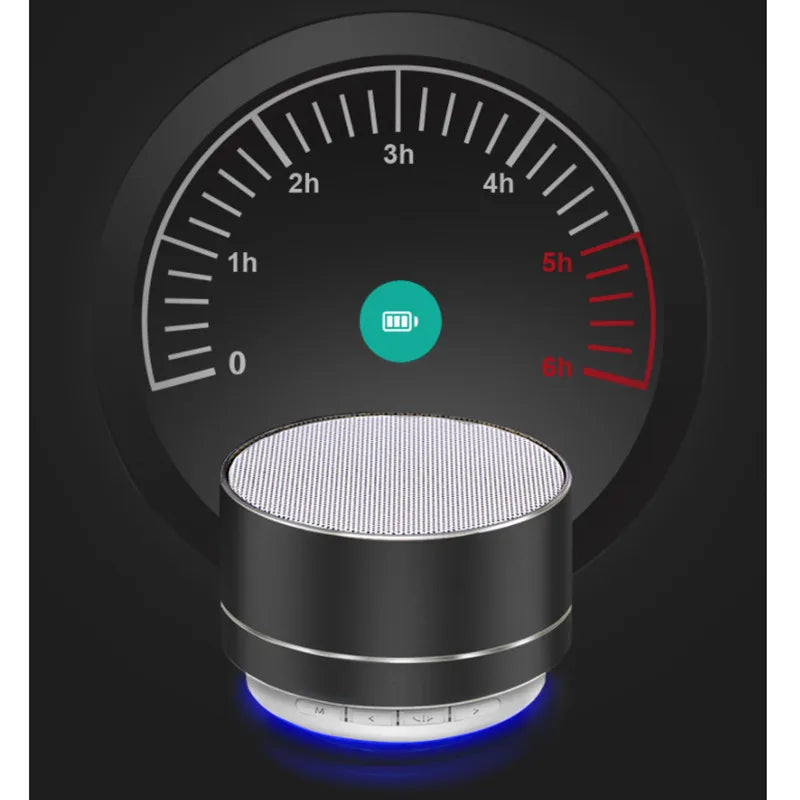 A10 Outdoor Subwoofer Mini Portable Speaker FM Radio Music Speaker Aluminum Alloy Wireless Bluetooth Small Speaker For Outdoor