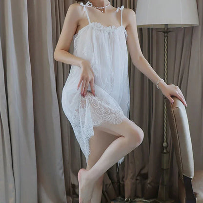 Plus Size Lingerie Lace Babydoll Chemise Nightgown Nighty
