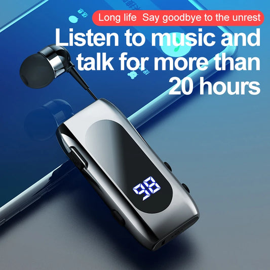 2023K55 Talk Time 20 Hours Headset  Call Remind Vibration Sport Clip Driver Auriculares Earphone PK F920