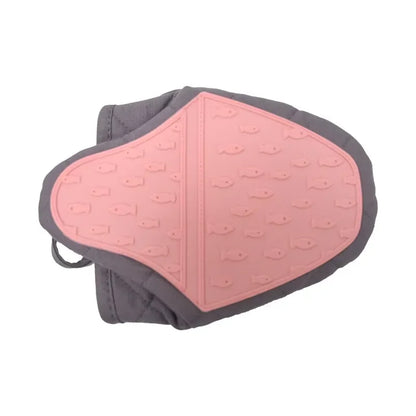 1PCS Fish Shaped Silicone Anti Scald Oven Gloves Kitchen Silicone Gloves Tray Dish Holder Oven Gloves Multi-purpose Gloves