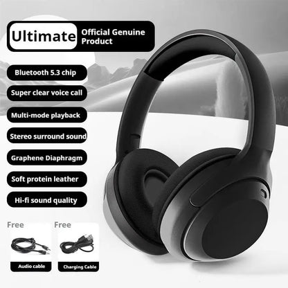 Gaming Wireless Bluetooth Headphones 360° Surround Sound Deep Bass Headsets Noise Reduction Sports Gamer Earphones With HD Mic