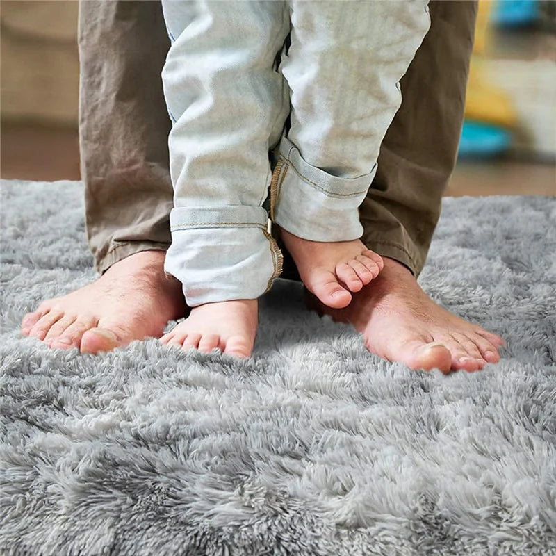 Fluffy Carpets For Living Room Nordic Lounge Rug Houses and Plush Kids Bedroom Bed Down Bedside Carpet Home Decor Furry Mat