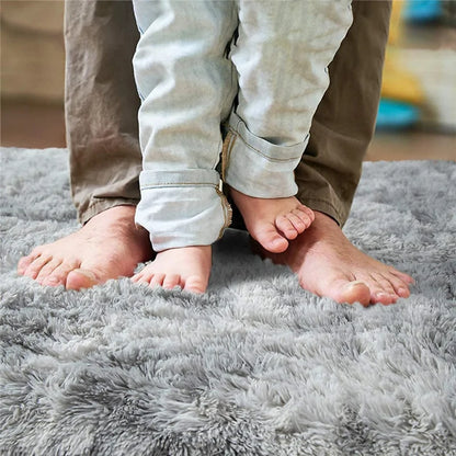 Fluffy Carpets For Living Room Nordic Lounge Rug Houses and Plush Kids Bedroom Bed Down Bedside Carpet Home Decor Furry Mat
