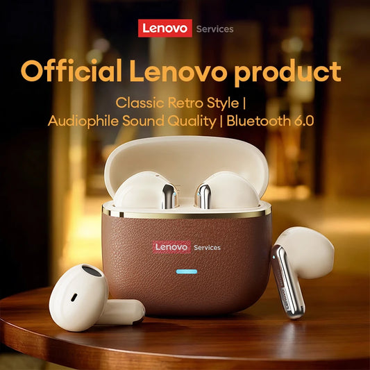 Original Lenovo LE230 New Bluetooth Earphones Wireless Headset TWS Touch Control Earbuds Hifi Headphone Waterproof Mic Earbuds