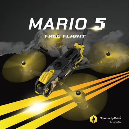 SpeedyBee Mario 5 O4 Frame Kit DC / XH Version with Carbon Fiber Plate FPV Freestyle RC Racing Drone