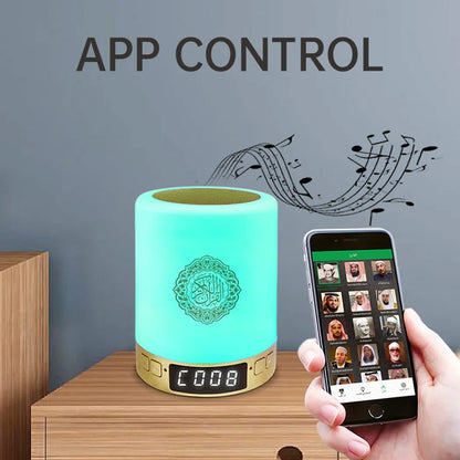 Quran Azan Islamic Muslim Koran Arab Ramadan Wireless Bluetooth Speaker Portable Bright Night Light Holy Lamp Arabic Islam Sound