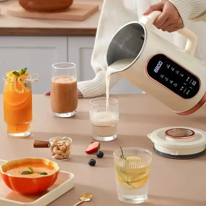 TINSOL 1500ml Multifunctional Wall Breaker 10 Blade Blender 304 Stainless Steel Inner Soymilk Maker Breakfast Machine
