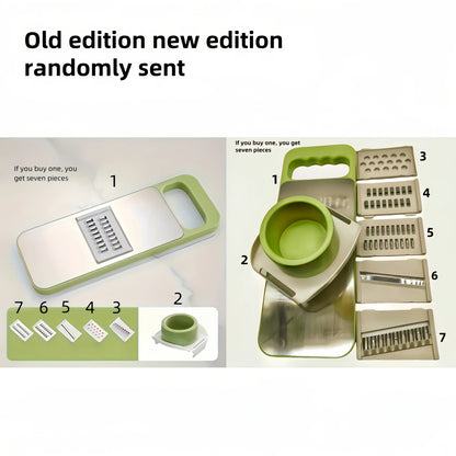 7pcs/set Multifunctional Vegetable Slicer and Grater Set
