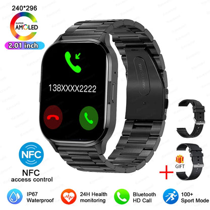 Ultra Thin Smart Watch Man Women Screen Always Display Time Sports