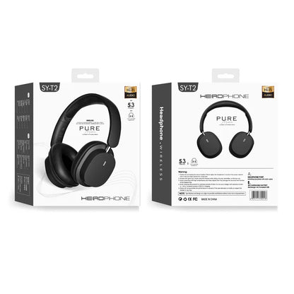TRSYPHXM 2025 new Head mounted wireless Bluetooth earphones SYT2 large earmuffs HIFI gaming trend fashion portable earphones