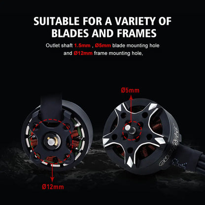 4pc SURPASS HOBBY S1504 S1505 S1506 S1507 2950KV 3950KV High Quality Violent Brushless Motor 3 Inch Cross Motor for RC FPV Drone