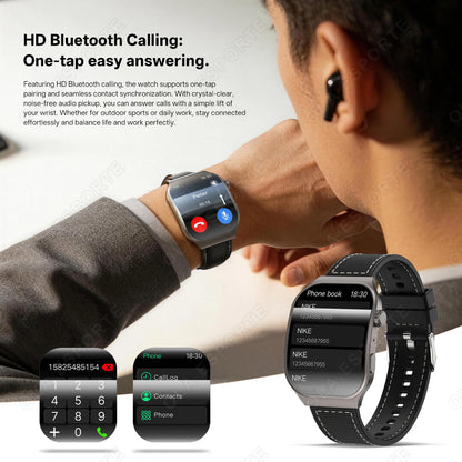 Watch Heart Rate Health Monitoring Watches Wireless BT Call Outdoor Sports Smartwatch HW12