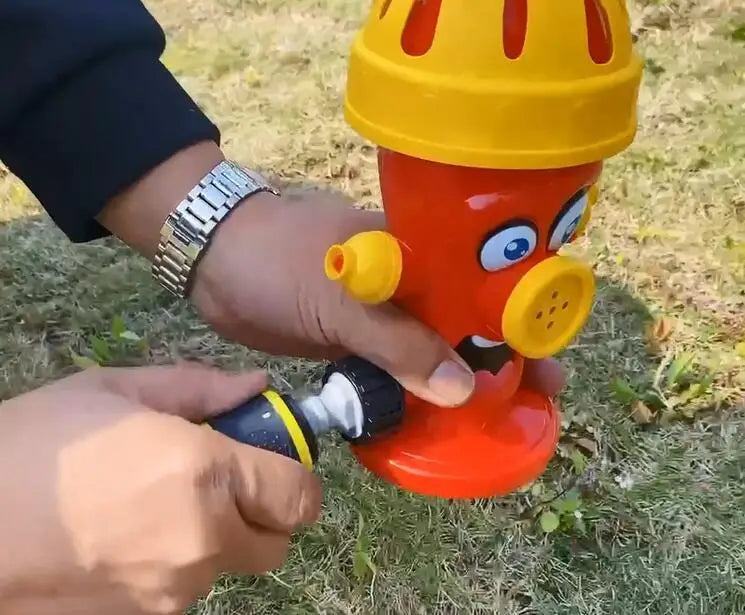 Water Spray Toy Hydrant Sprinkler Outdoor Backyard Garden Water Toys Summer Yard Cartoon Splash Sprinkler Baby Bath Toy for Kids