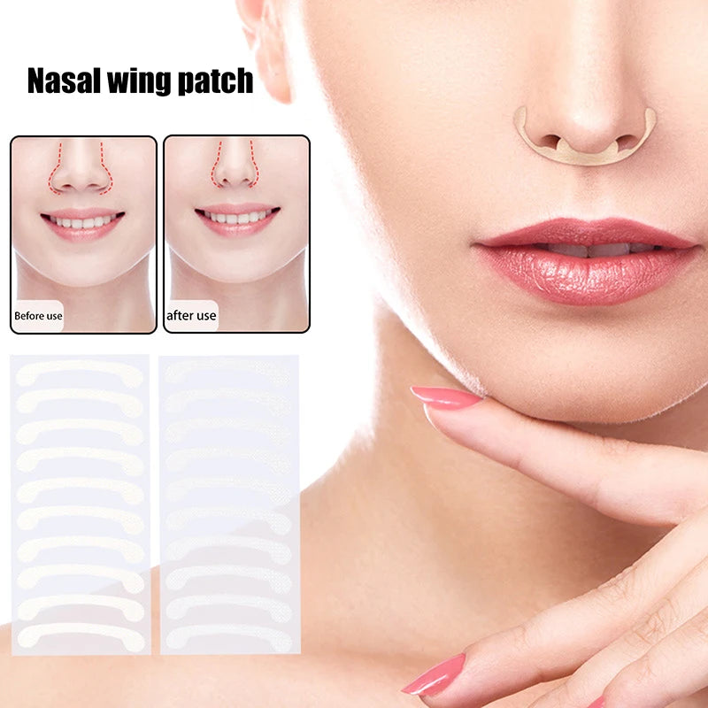 Shrinking Nose Wing Patch Cosplay Nose Shrink Nose Stickers Invisible Slimming Thin Beauty Wings Narrow Nose Women Makeup Tools
