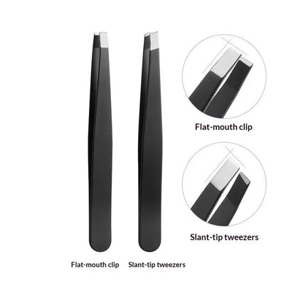 1/2Pcs Professional Grooming Eyebrow Tweezers Set Fine Hair Removal Splinter Remover for Salon Home Beauty Use