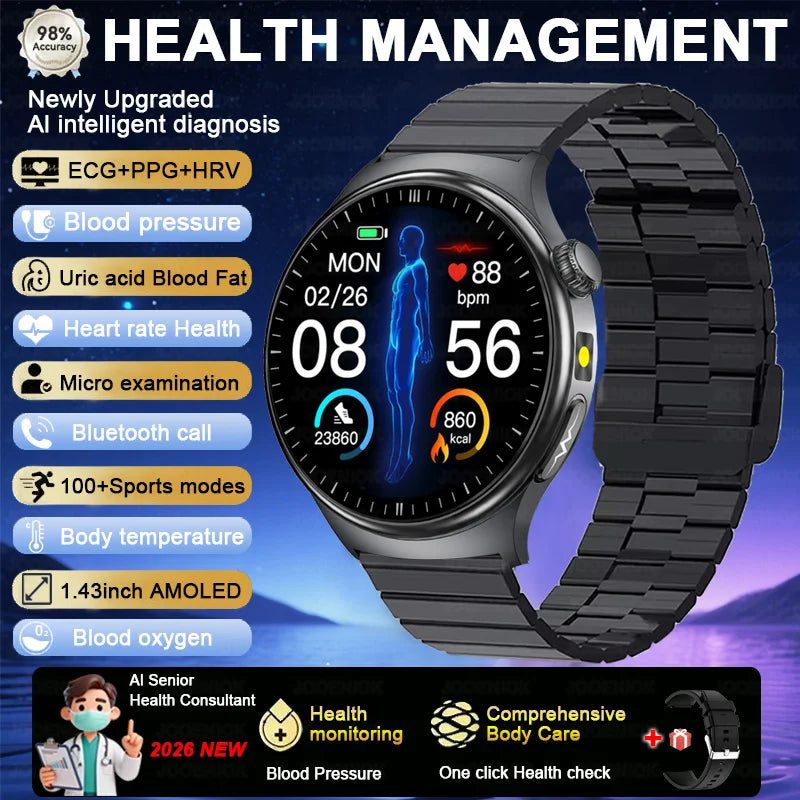 Body Blood Pressure HD Call Waterproof Sports Smartwatches Women