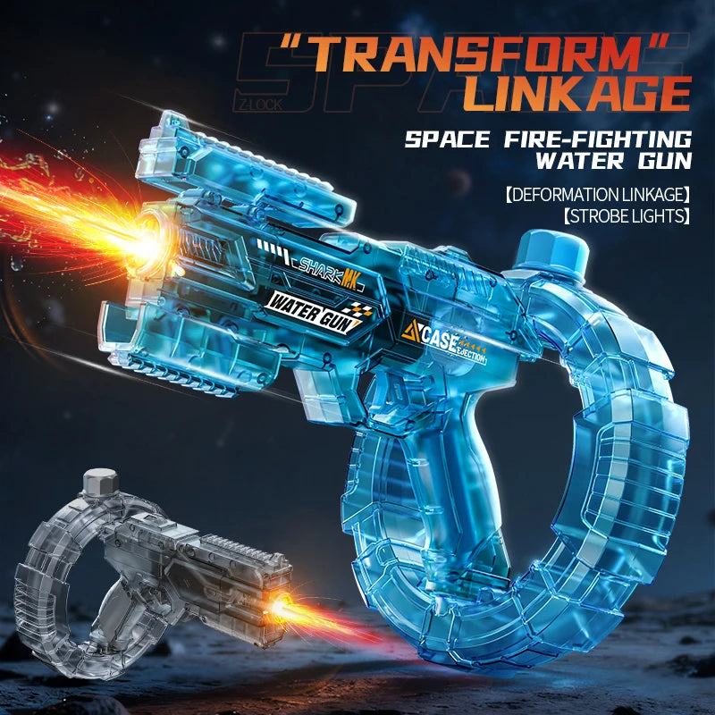 Electric Water Gun Toy Kids Water Squirt Gun High-speed Powerful Shooting Water Gun Toys Outdoor Beach Swim Pool Shooting Game