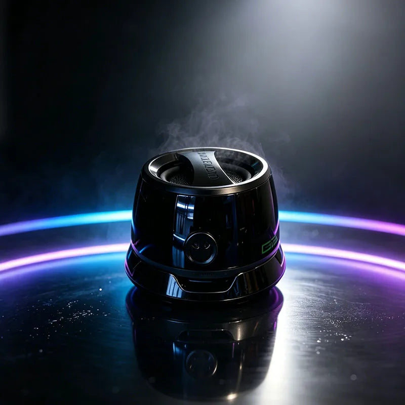 Magnetic phone magnetic bathroom waterproof Bluetooth speaker mini portable subwoofer phone holder 2-in-1