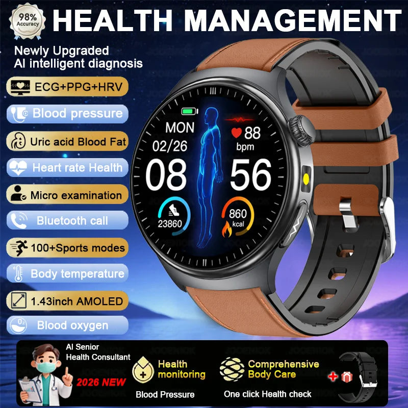 Body Blood Pressure HD Call Waterproof Sports Smartwatches Women