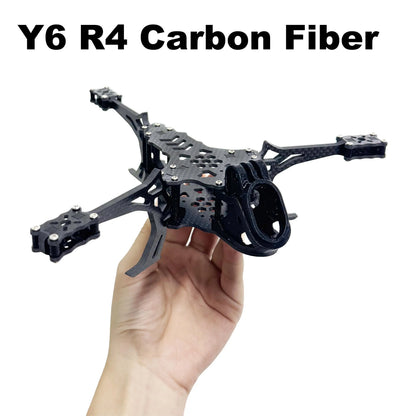 Y6R4 4inch FPV Drone Frame Kit Carbon Fiber Racing Drone Quadcopter Freestyle INAV Beatflight F722 Ardupilot Flight Control