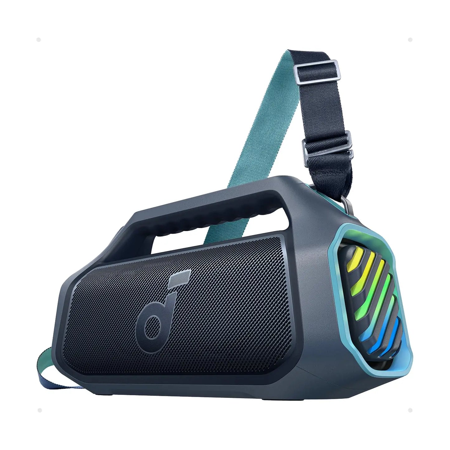 140W Bluetooth 5.3 Portable Speaker: 2+2 Channel, BassUp 2.0, 20-Hour Playback, IPX7 Floatable, RGB Lighting, Fast Charge,