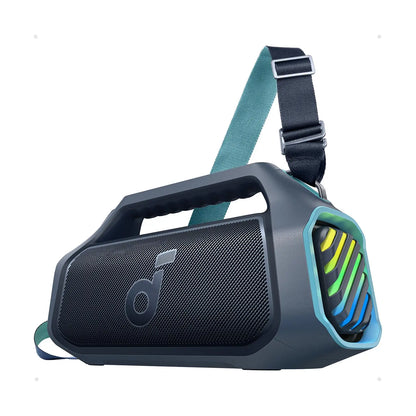 140W Bluetooth 5.3 Portable Speaker: 2+2 Channel, BassUp 2.0, 20-Hour Playback, IPX7 Floatable, RGB Lighting, Fast Charge,