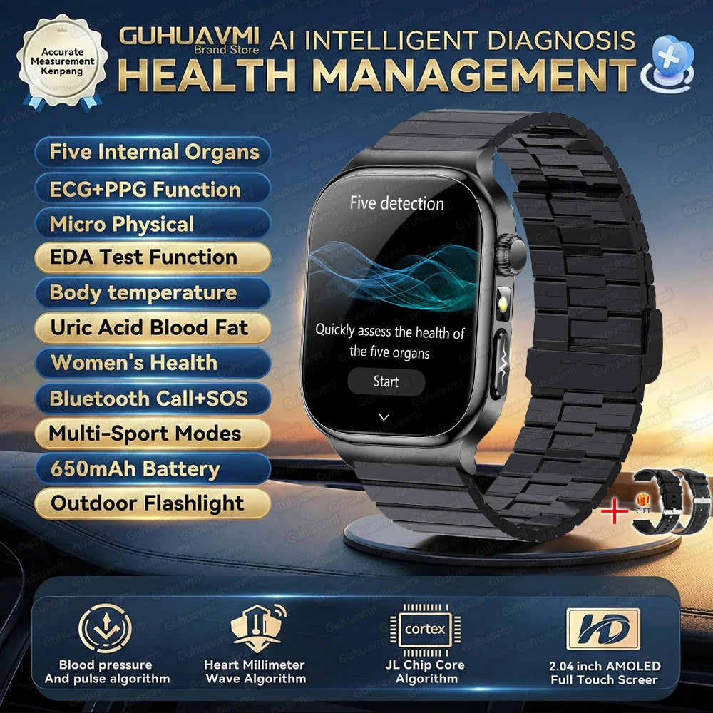 P Health Sport HD AMOLED Screen Call Smart Watches man woman