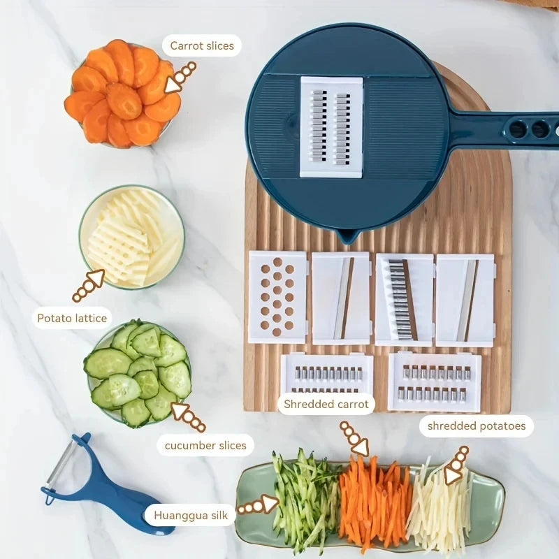 9 in 1 Vegetable Cutter Multi-Functional Potatoes