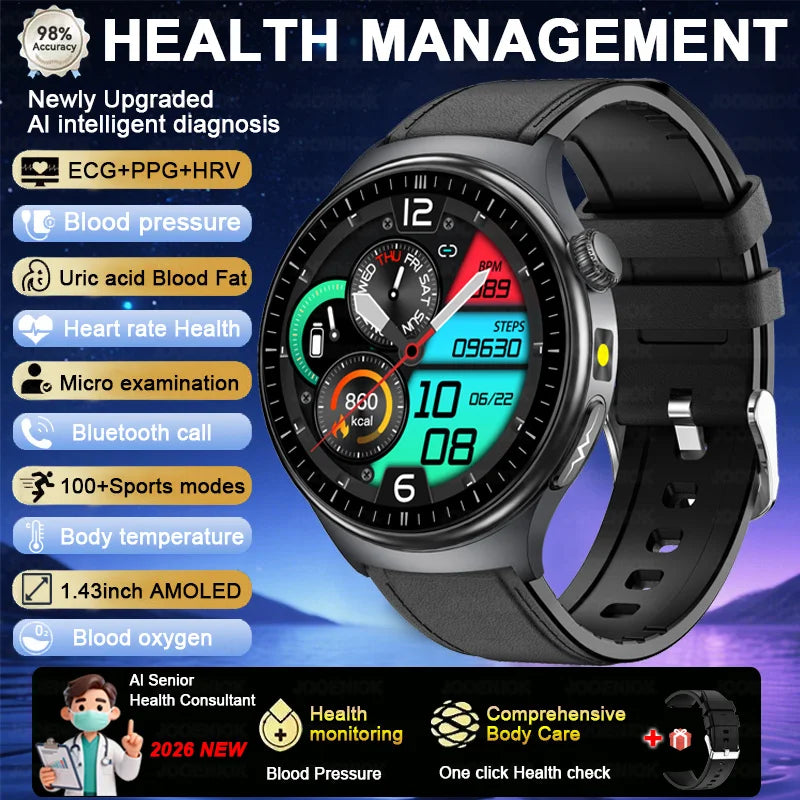 Body Blood Pressure HD Call Waterproof Sports Smartwatches Women