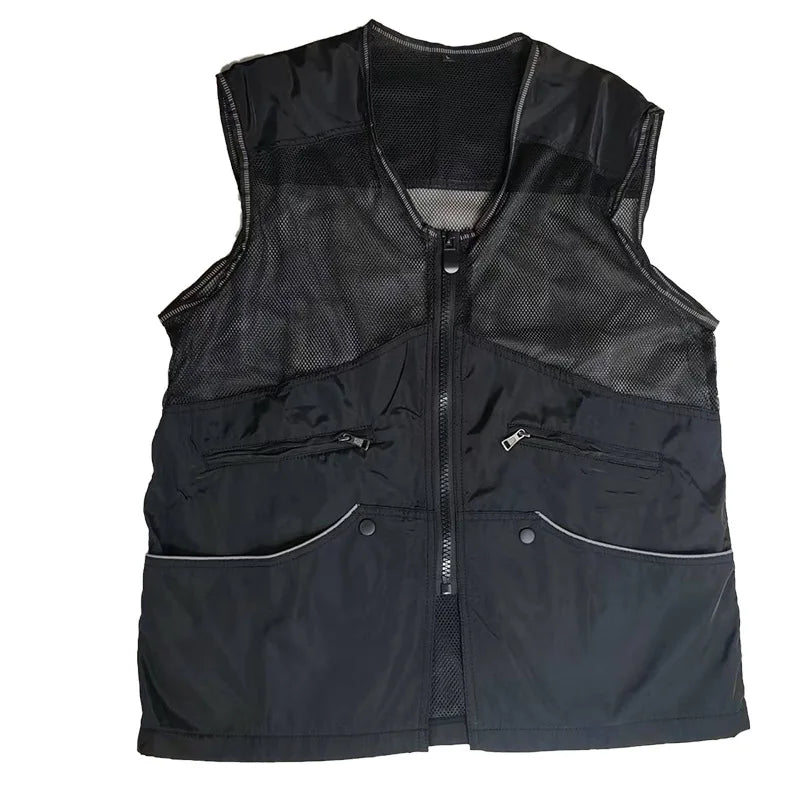Breathable Dog Trainer Vest Grab-Proof Mesh Large Pocket Multifunctional Dog Training Clothes German Shepherd Dog Training Suppl