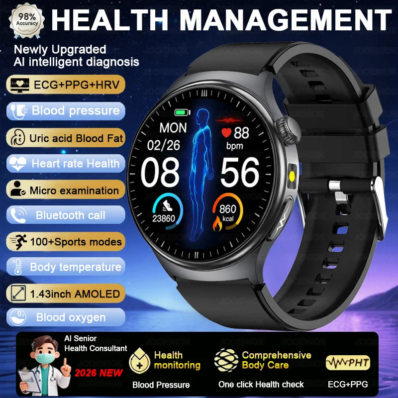 Body Blood Pressure HD Call Waterproof Sports Smartwatches Women