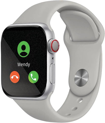 Smart Watches for Men Women with Case and 7 Watch Bands, 2.07" HD Touch