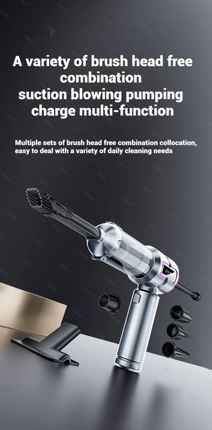 Car Vacuum Cleaner 998000PA Cordless Powerful Portable Mini Car Vacuum Cleaner for Home Handheld Blower Car Cleaner