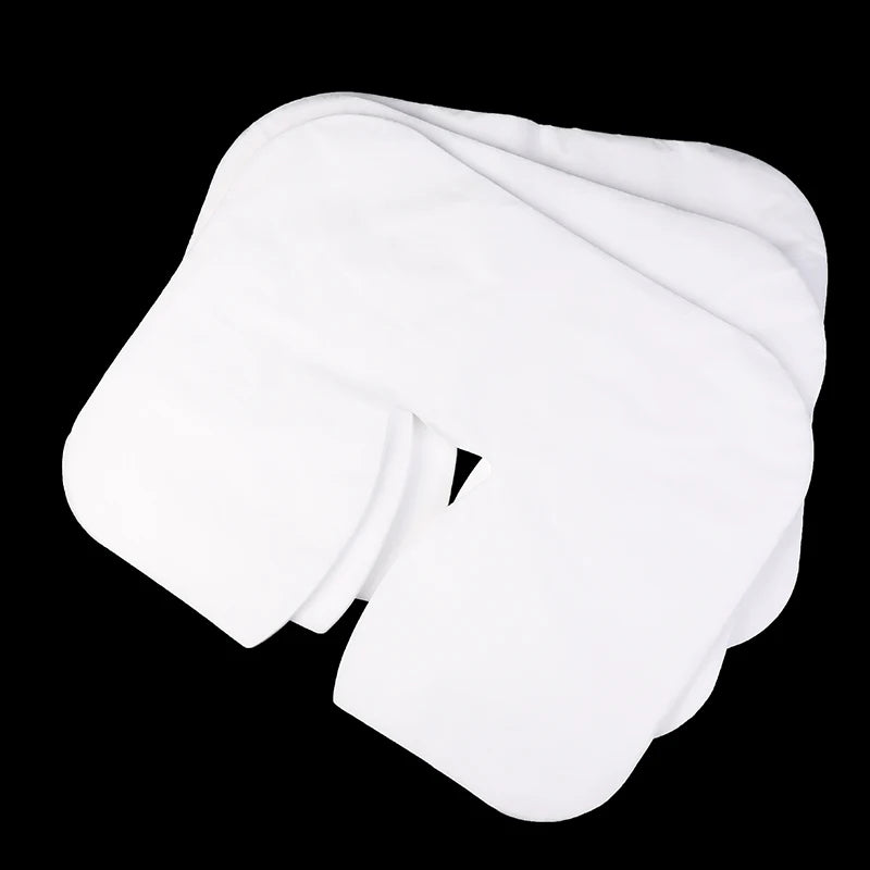 100/200Pcs SPA Face Massage Pad Beauty Salon Massage Headrest Pad Disposable Cotton Pillow Towel Cover Face Skin Care Tool