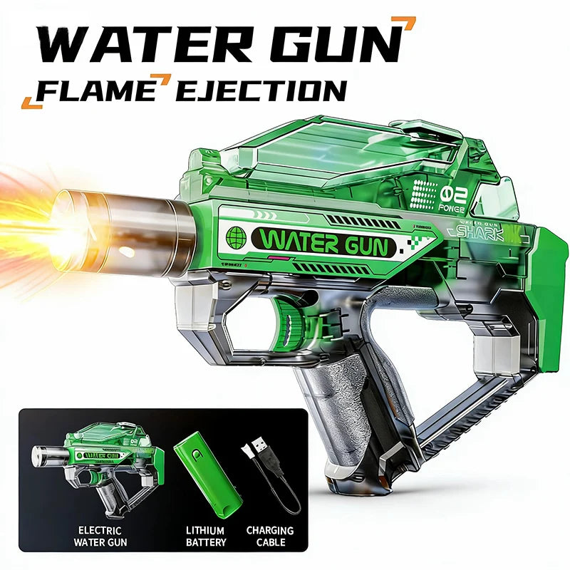 Electric Water Gun Toy Kids Water Squirt Gun High-speed Powerful Shooting Water Gun Toys Outdoor Beach Swim Pool Shooting Game