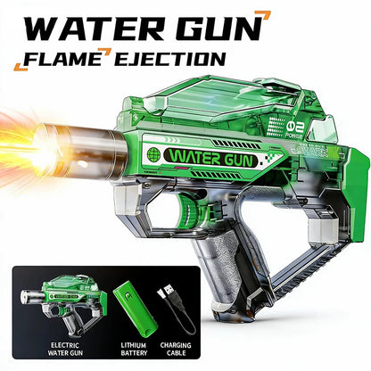 Electric Water Gun Toy Kids Water Squirt Gun High-speed Powerful Shooting Water Gun Toys Outdoor Beach Swim Pool Shooting Game