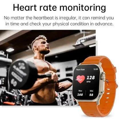 New Smartwatch Men 49mm Series 8 2.3"AMOLED Screen NFC Compass Waterproof For Apple Watch