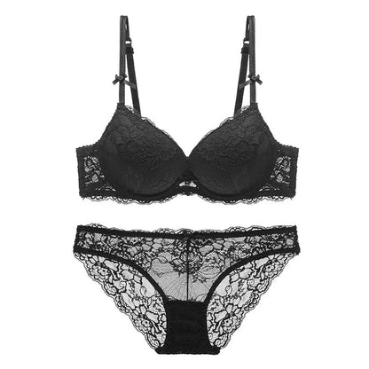 Women Sexy Bra Set Push Up Ladies Lingerie Set Elegant Underwear Casual Daily Bra and Panty Set