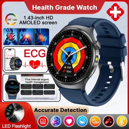 Health Check Body Temperature BT Call Sports Smart Watches For Men 2026