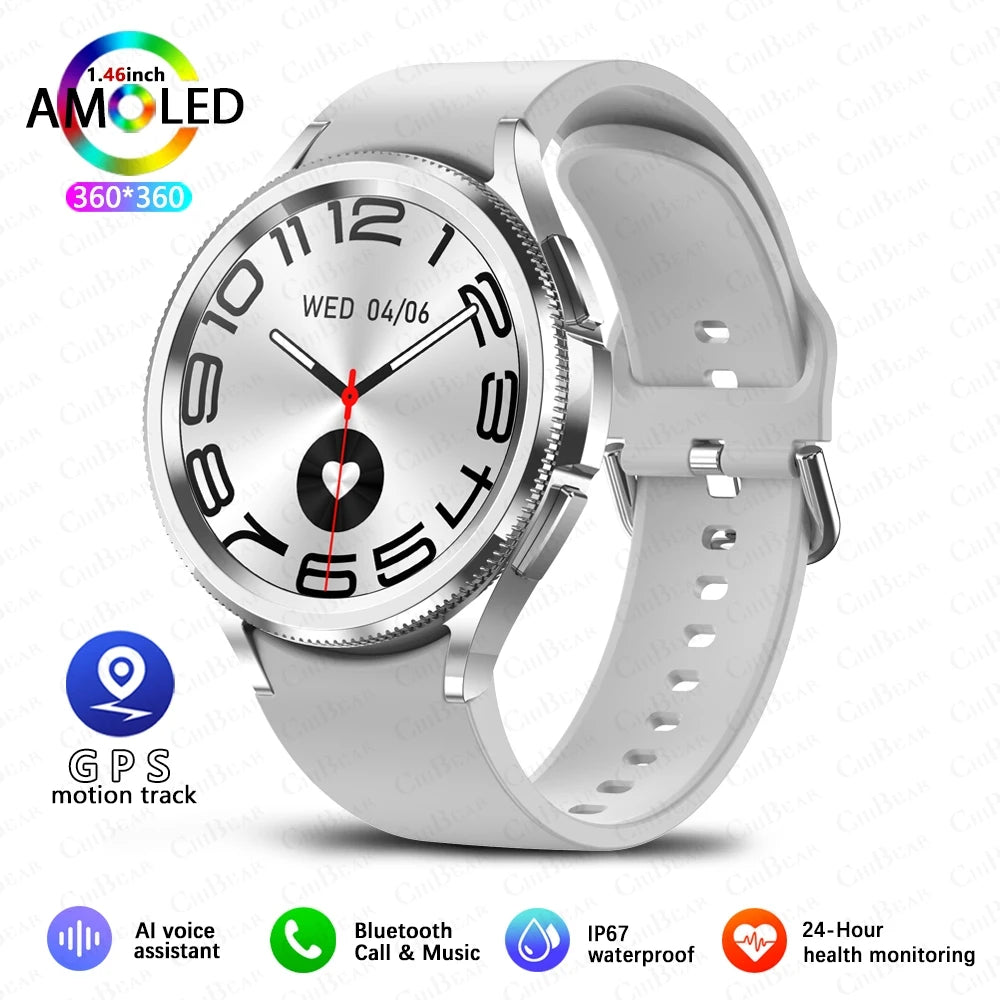 Men's Outdoor Sports 100+ Sport Modes IP68 Waterproof Watch AMOELD HD Screen Smartwatch